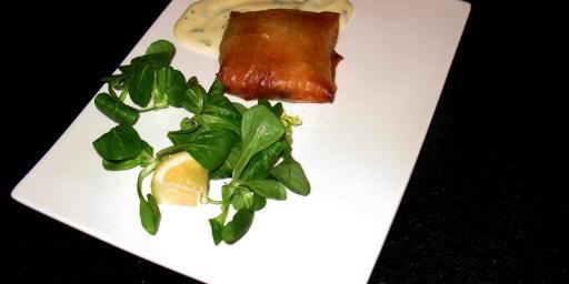 Salmon Prawn Filo Parcels Recipe