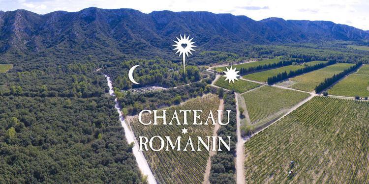Chateau Romanin panoramique View AOP Les Baux de Provence
