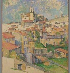 Village of Gardanne painted by Paul Cezanne