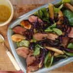 Duck Breast and Roasted Pear Salad