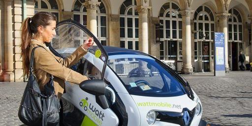 Wattmobile electric scooter Pick-up