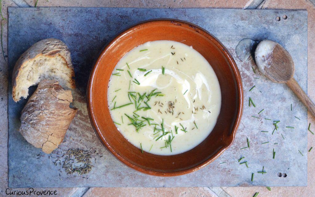 Jerusalem Artichoke Soup @CuriousProvence