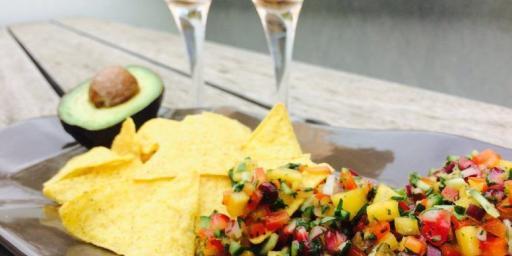 Mango Pomegrante Salsa Recipe