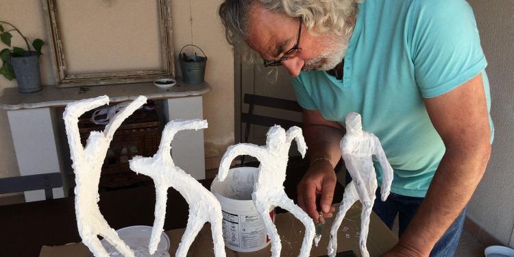 Christian Detaux at work