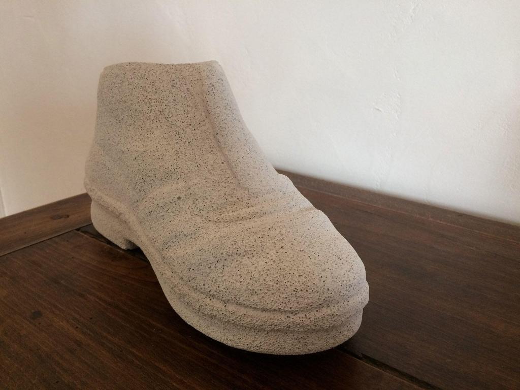 Christine Detaux The Shoe in aerated concrete