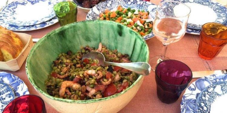 Wine pairing rose and good food