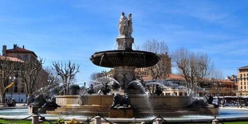 Aix-en-Provence la Rotonde Fountain