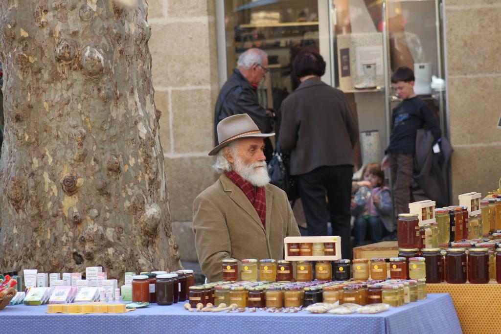 Markets Provence Cote d'Azur Honey Vendor