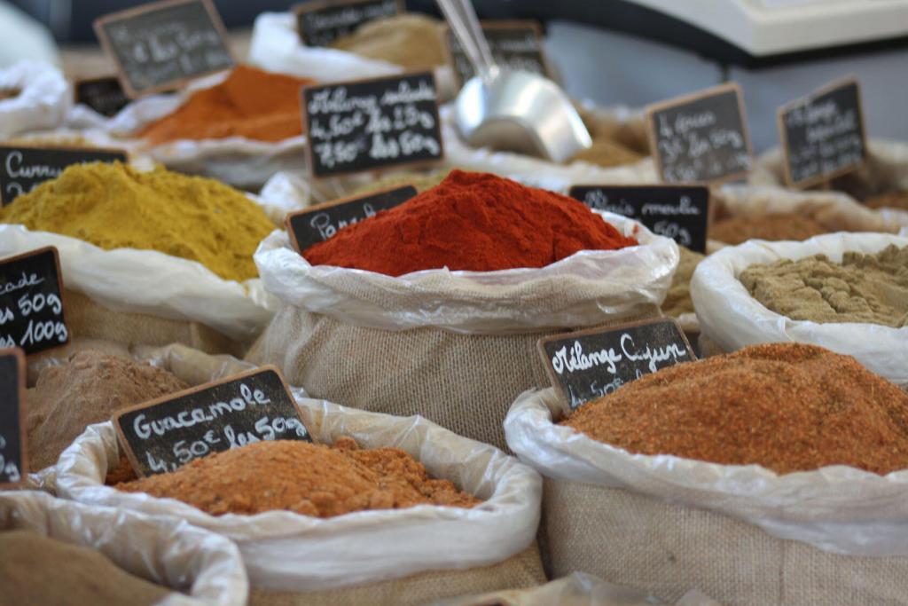 Markets Provence Cote d'Azur Spices