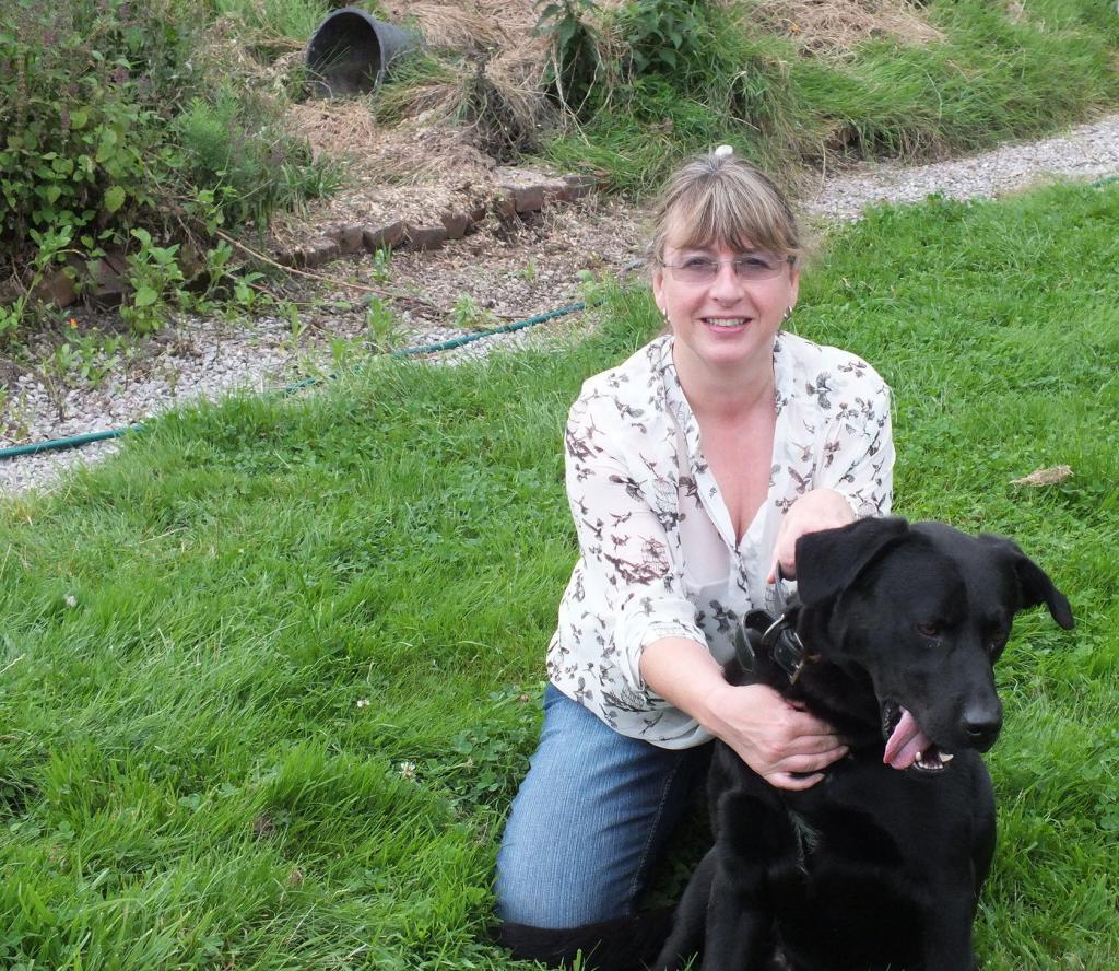 My Good Life France Janine Marsh with Bruno the dog