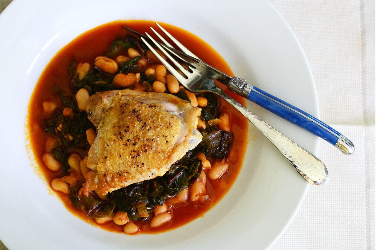 Provencal Braised Chicken Cannellini Beans