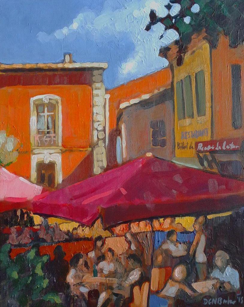 Provence Scenes Painting Sessions Cafe Roussillon Duncan Barker