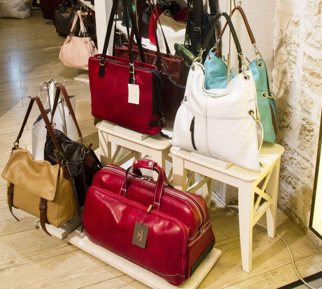 Cote d'Azur Shopping Italian Leather Bags La Torre Old Town Nice