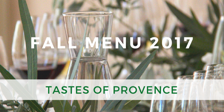 Fall Diner Party Menu Provence