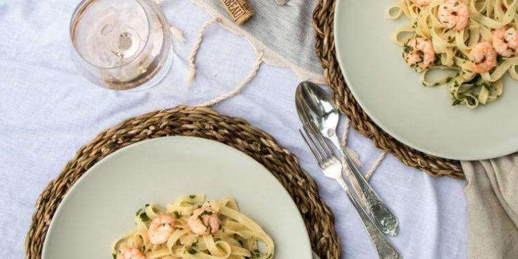 Prawn Rosé Linguine Recipe Mirabeau Wine