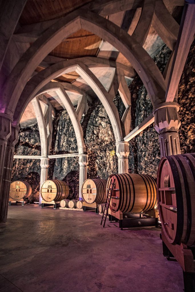 Château Romanin Wine Cave Cathedral