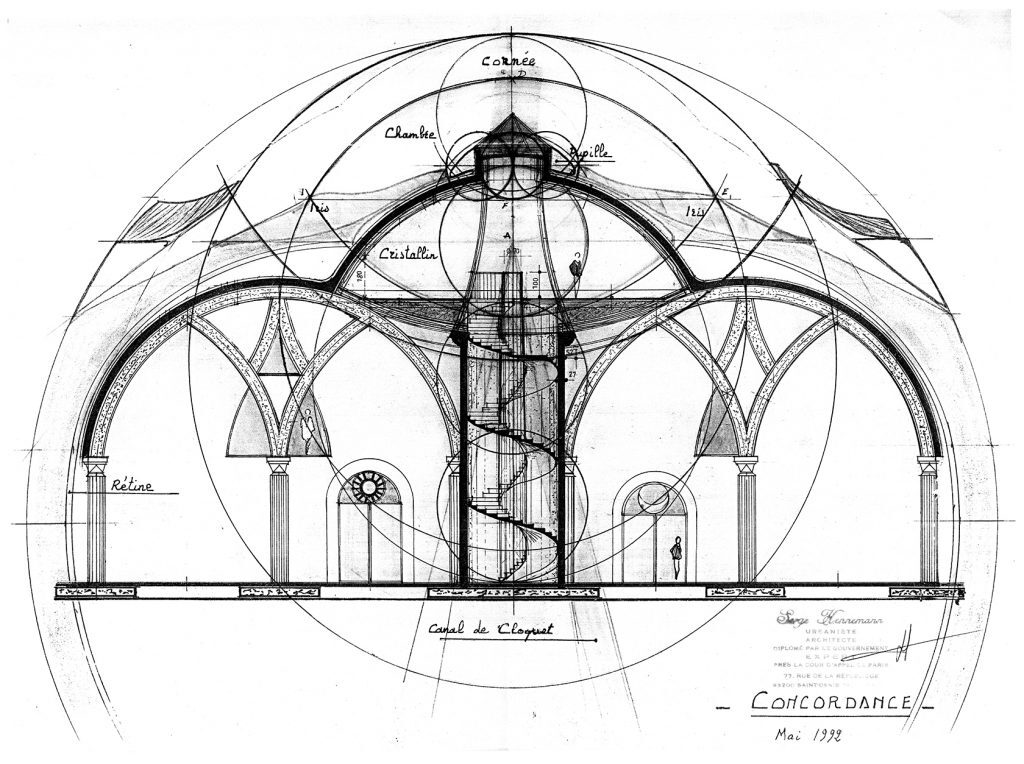 Château Romanin architectural drawings