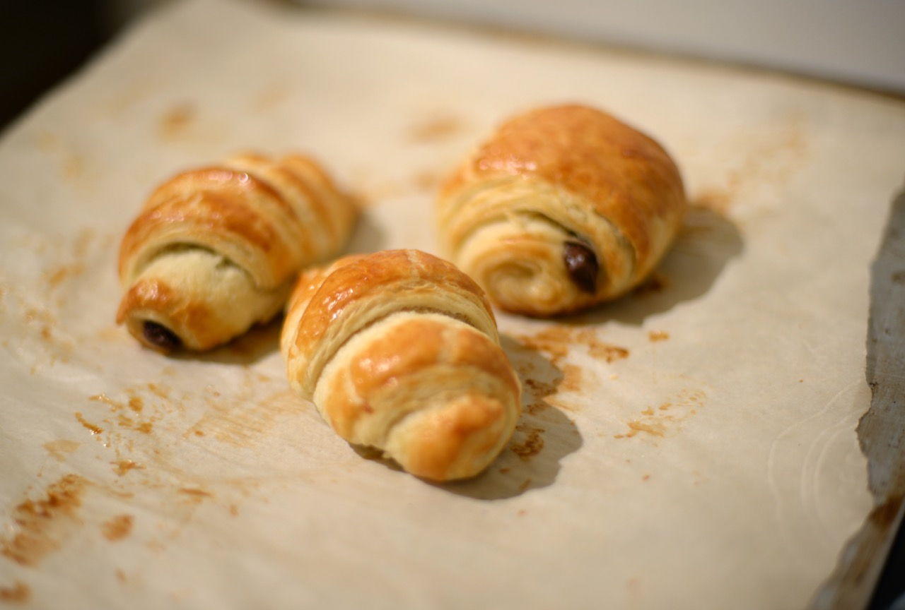 Croissants and Pain aux Chocolate