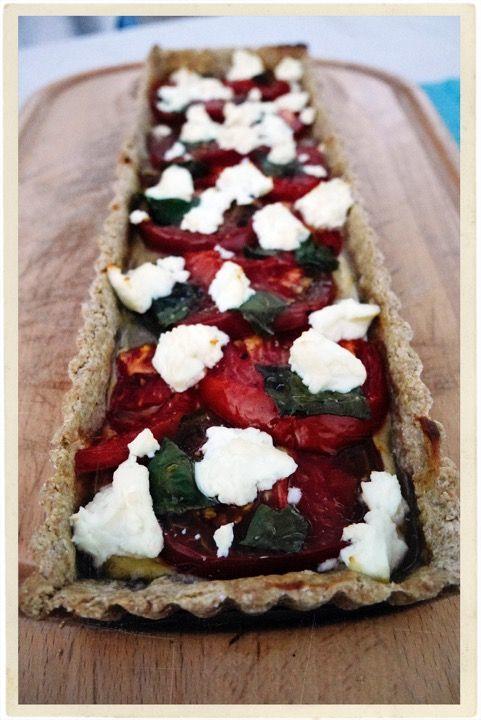 Tomato Goat Cheese Tart @ATableenProvence