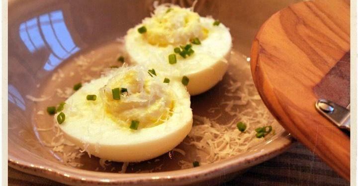 Truffled Devilled Eggs @ATableenProvence