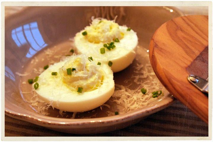 Truffled Devilled Eggs @ATableenProvence