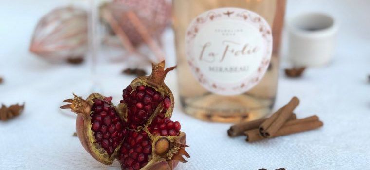 Rosé Cocktail Cinnamon Royale @MirabeauWine