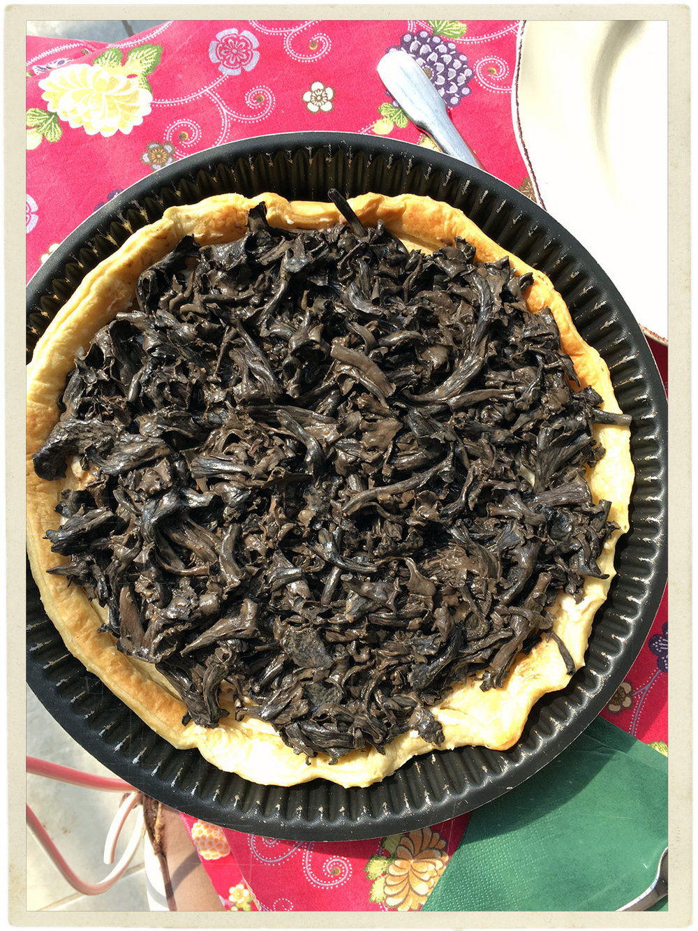 Trompette de la Mort Tarte Wild Mushroom Tart