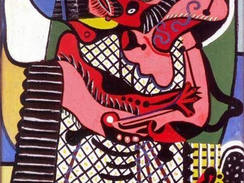 Pablo Picasso, Le Baiser, 1925 Huile sur toile, 130 x 97,7 cm Musée national Picasso, Paris © Agence photo RMN-GP © Succession Picasso, 2017