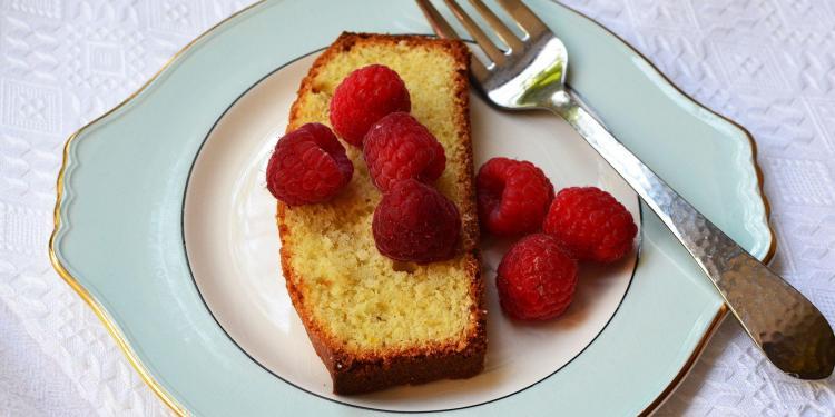 Lemon Lavender Cornmeal Cake Olive OIl Cake