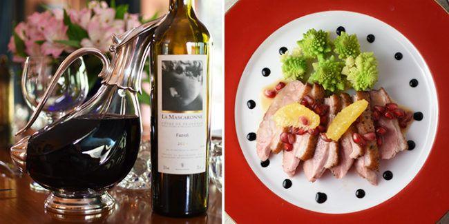 Duck Red Wine Pairing Chateau La Mascaronne