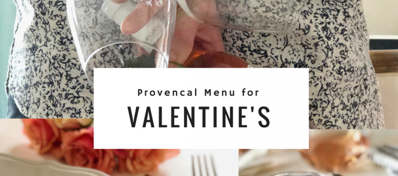 Valentine's Day Provencal Dinner Menu