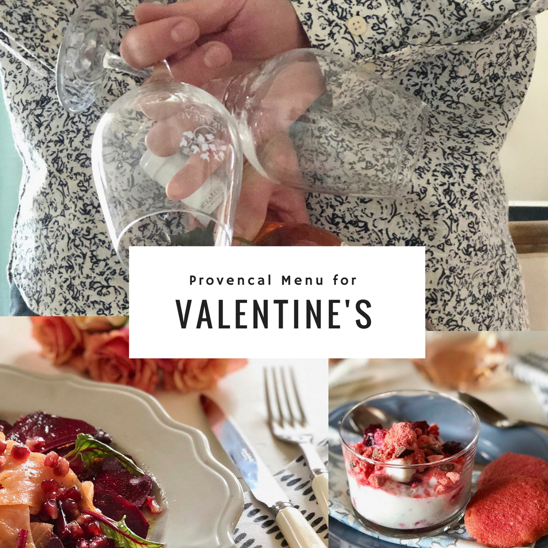 Valentine's Day Provencal Dinner Menu