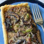 Mushroom Tart with White Truffle Salt Mushroom Tart
