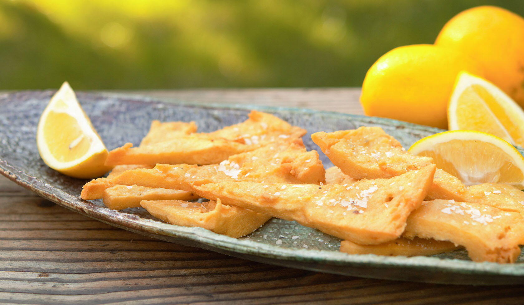 Panisse Chickpea Fritter Recipe Cote d'Azur Tasha Powell