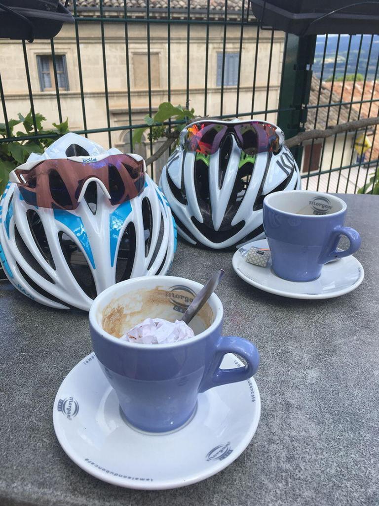 Expat Living in Provence Cycling Coffee Stop Vaucluse Dreamer