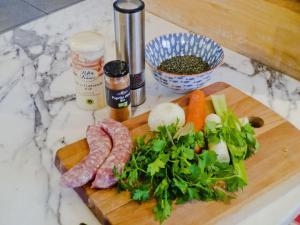 Lentil Sausage Sweet Paprika Soup Ingredients Cook'n with Class