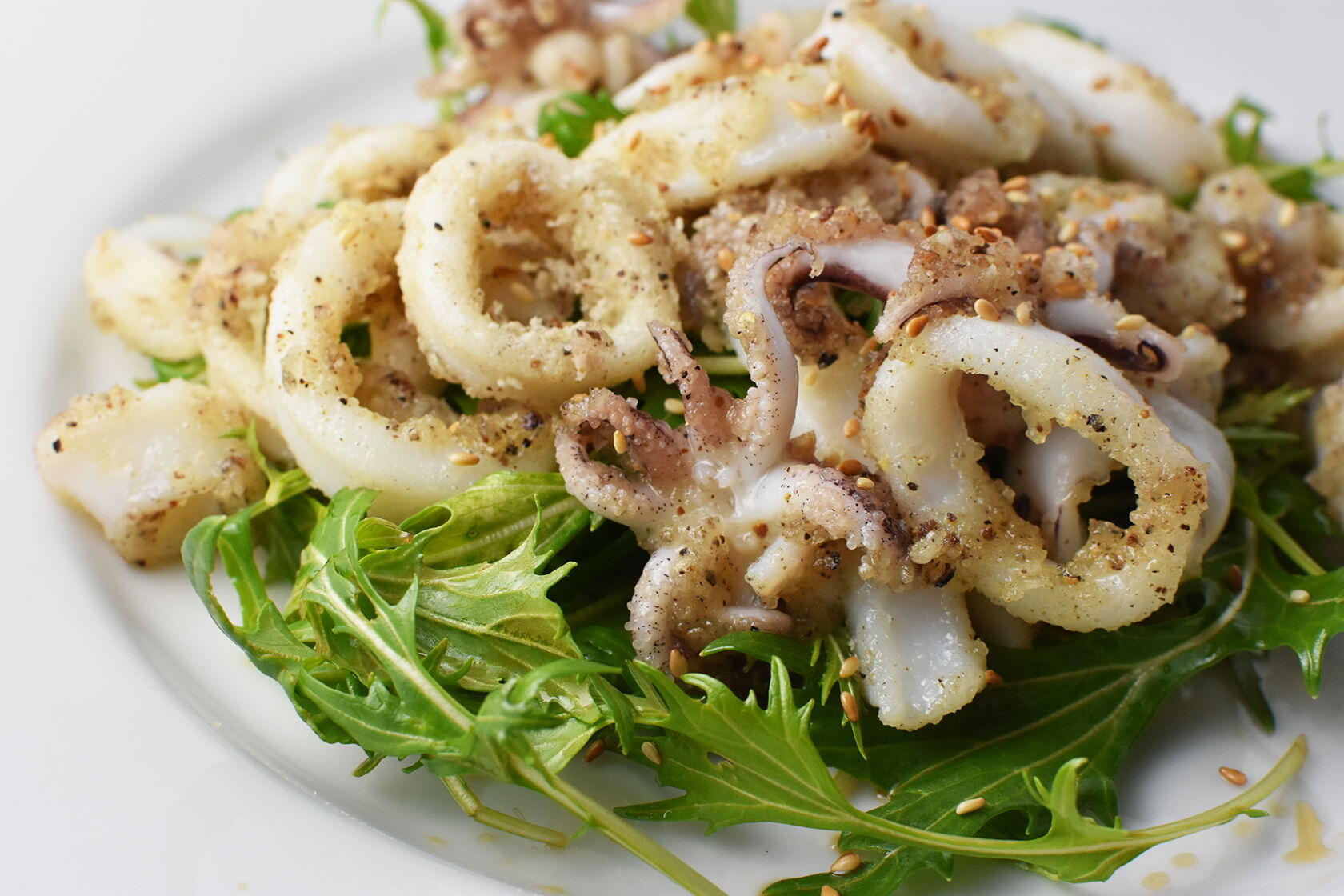 Salt and Pepper Calamari a Spicy Appetizer Perfectly Provence