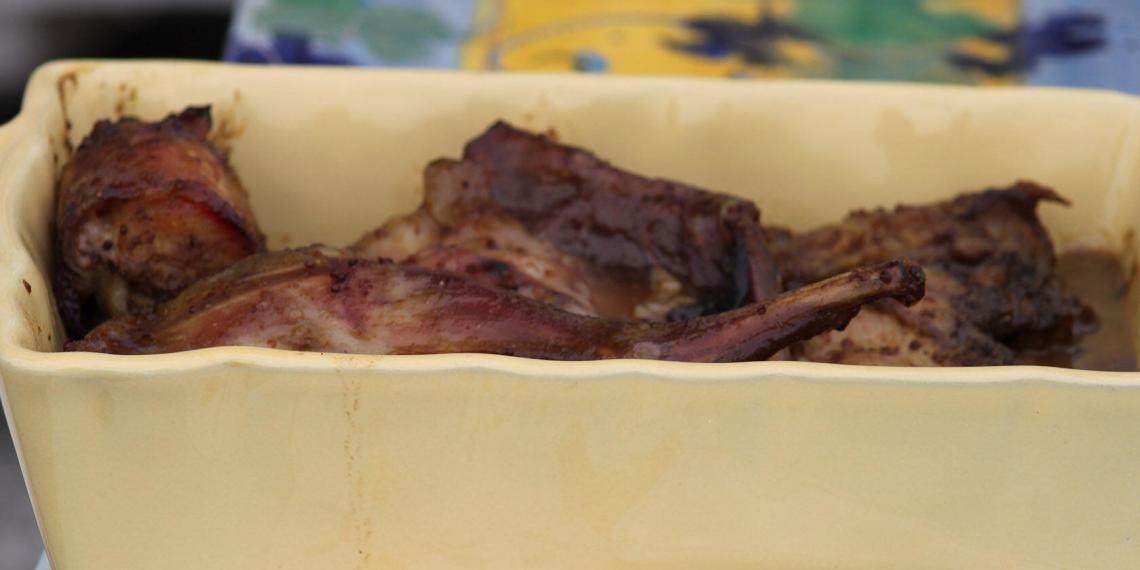 Simple OvenRoasted Rabbit with Garlic and Herbes de Provence