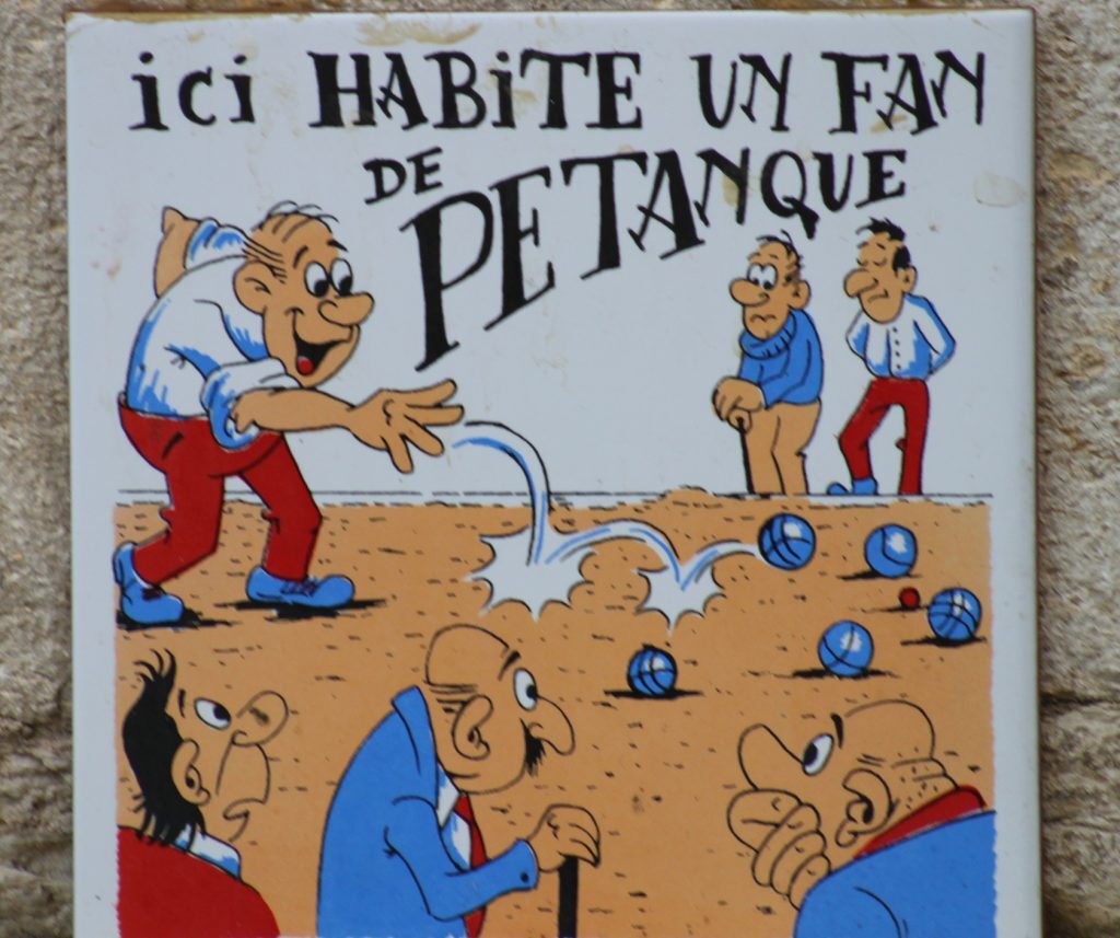 Pétanque Boules Provence Sign