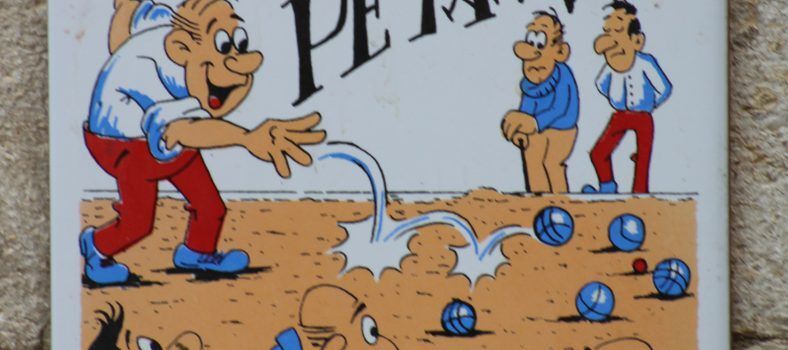 Understanding Boules Pétanque Provence Sign
