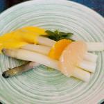 Spring Starter Asparagus with Orange Maltaise Sauce Spring Recipe Asparagus Asparagus with Orange Maltaise Sauce