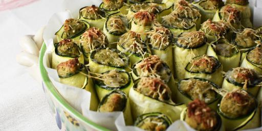 Easy Zucchini Tuna Appetizer Zucchini and Tuna Rolls