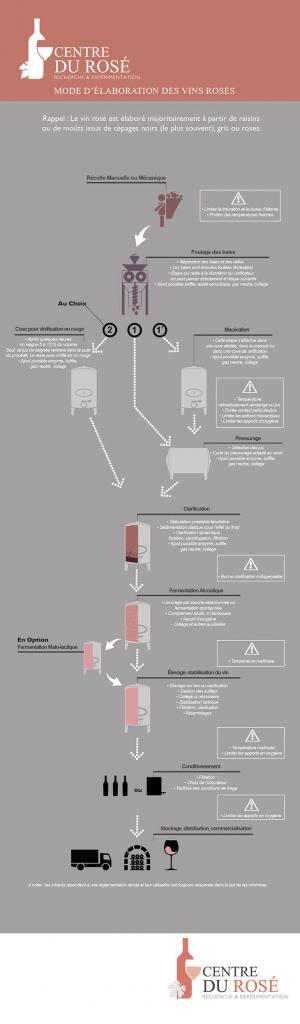 How Rosé is made Graphic Provence Rosé Research Centre 