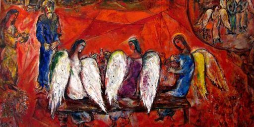 Musée National Marc Chagall Abraham _ the Three Angels