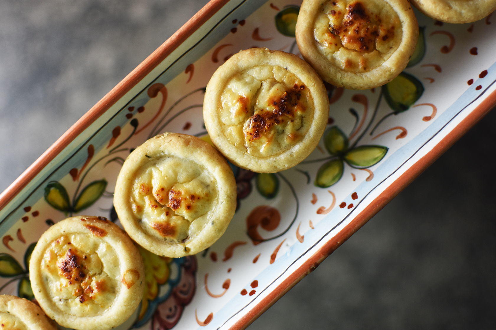 Goat Cheese Chèvre Mushroom Tartlets 