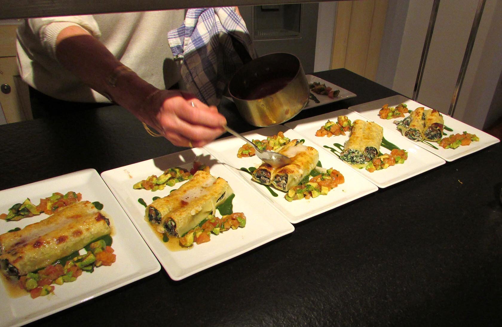 Starter Pasta Recipe Mushroom Spinach Ricotta Cannelloni ...