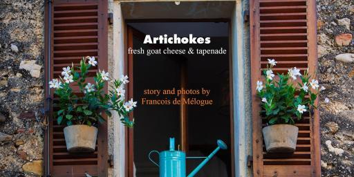 Provencal Artichokes Goat Cheese Tapenade Recipe