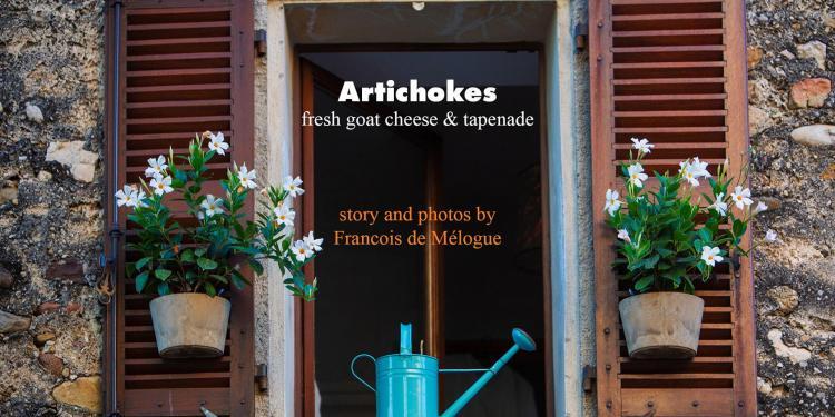 Provencal Artichokes Goat Cheese Tapenade Recipe