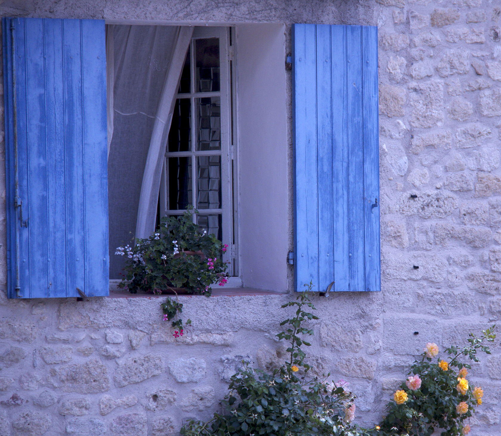 French Real Estate Terms Ansouis Village Window