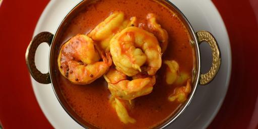 Coconut Saffron Shrimp Curry